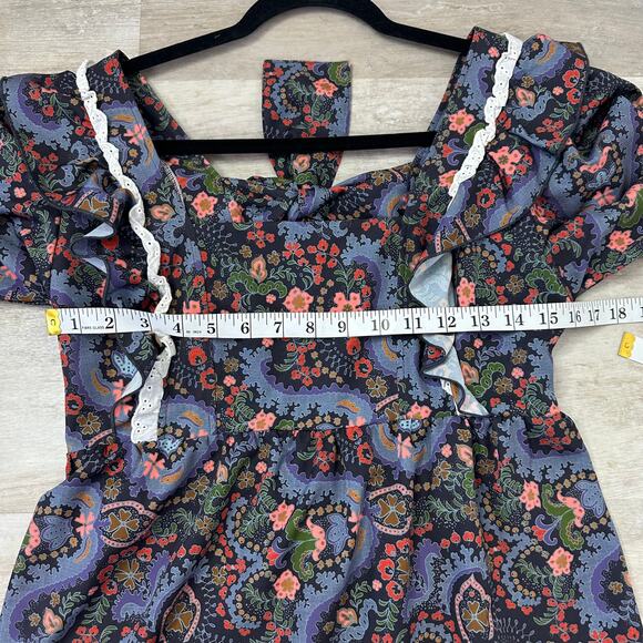 Smith & Quinn Mood Dress Cherry Bomb Print Ruffle Prairie Vibes Size small - Picture 7 of 10